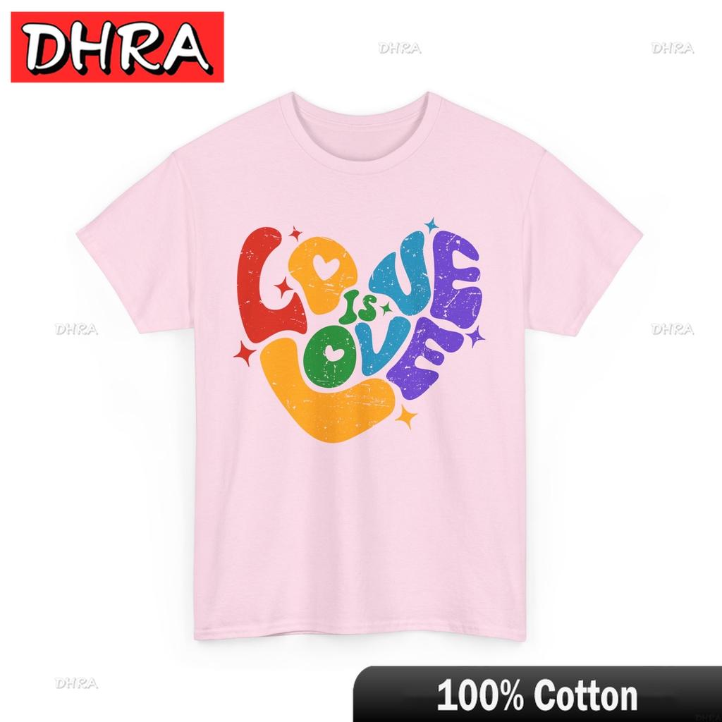 LOVE IS LOVE T-shirt LGBTQ Rechten Tee Sta voor Liefde Esthetisch Unisex Top Hip Hop Korte Mouw Uniek Casual Klassiek Katoen
