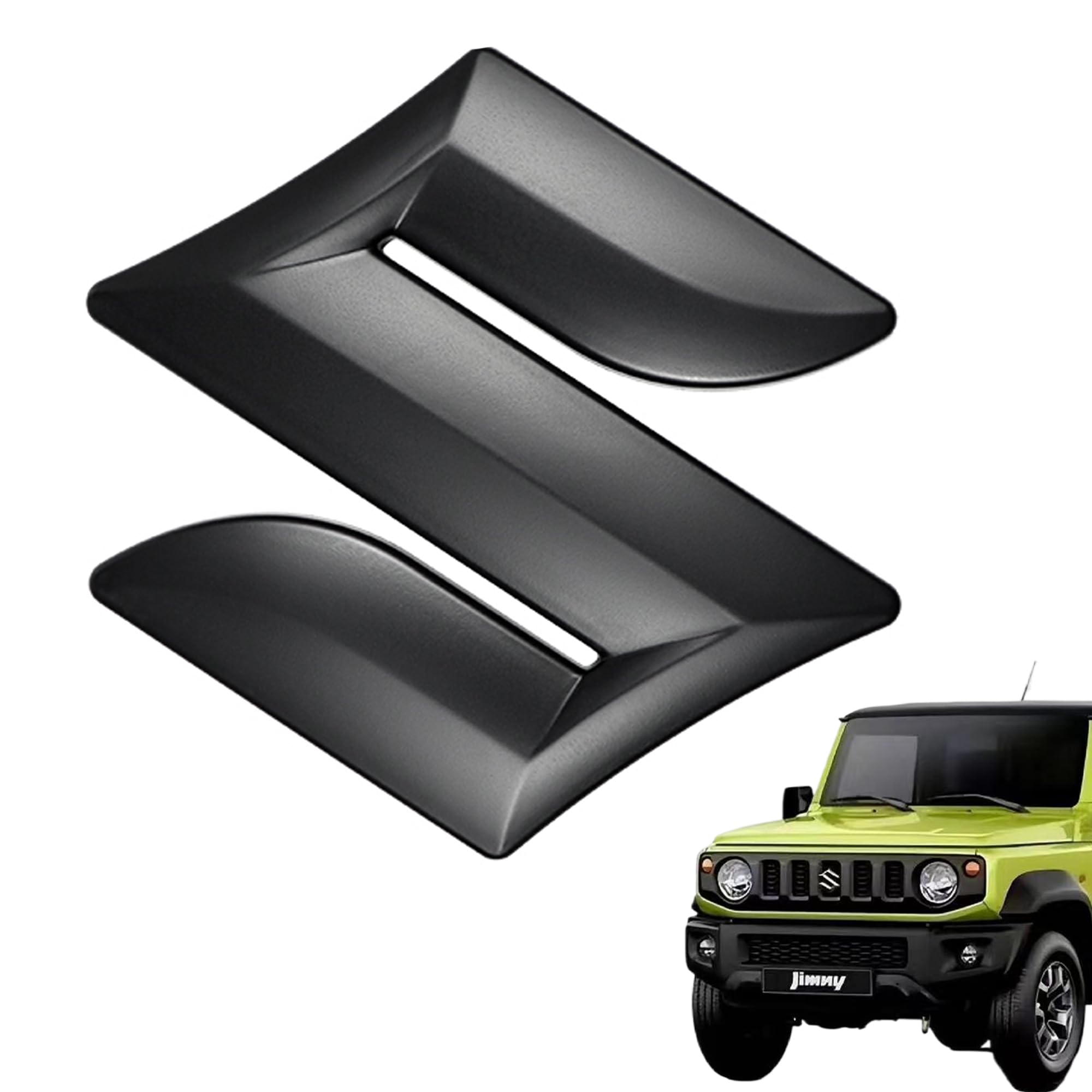 

Meltryllis JB64/JB74 Special S Emblem for Front JB64/JB74 Dedicated JB64/JB74 Dedicated Ticker, Damage-Free Installation, чёрный