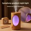 Tree Hole Humidifier Usb Night Light With Wooden Texture For Bedroom Home Use
