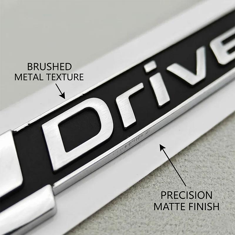 3D ABS eDrive Emblem Badge Car Decal Zinc Alloy Sticker For BMW EV Hybrid i3 i8 330e 530e X5 Trunk Fender Auto Accessories xf8