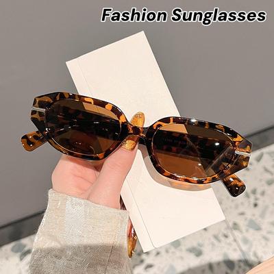 Nuovo Stile Occhiali da Sole con Montatura Piccola Donna Uomo Marca di Lusso Designer Moda Maschera Tendenze Femminili Lenti Occhiali da Sole per Esterno UV400