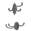 QX2E Quick Install Cast Iron Adjustable Wall Hook For Multifunction Use Home And Office Easy Assembly