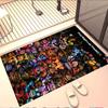 Five Nights at Freddy's Druckteppich, Waschbarer Bodenteppich, Für Eingangsbereich Schlafsaal Waschküche Büro Arbeitszimmer, Heimdekoration Geburtstag Weihnachtsgeschenk