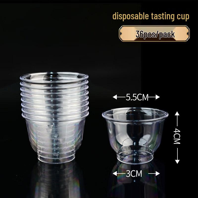 

ZISIZ Disposable Plastic Tea Tasting Cups