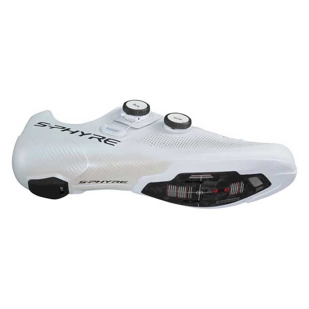 SHIMANO Cyklistické boty bílé SH-RC903 S-PHYRE 41.0 (25,8 cm) SPD-SL