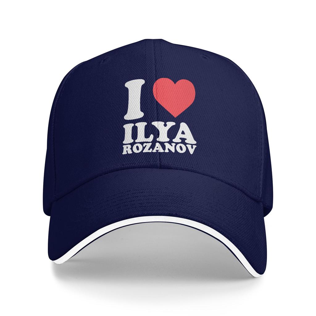 Ilya Rozanov I Love Casual Baseball Cap  Outdoor Sports Hip Hop Hats Summer Sun Visor Men Adult DIY Print Baseball Caps