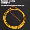 1Pcs 1/4" 3/8" 1/2" 5/8" Bend Pipe Protection Strip CT-205 PE Plastic Copper Pipe Protector Anti-Deformation 4 Meters
