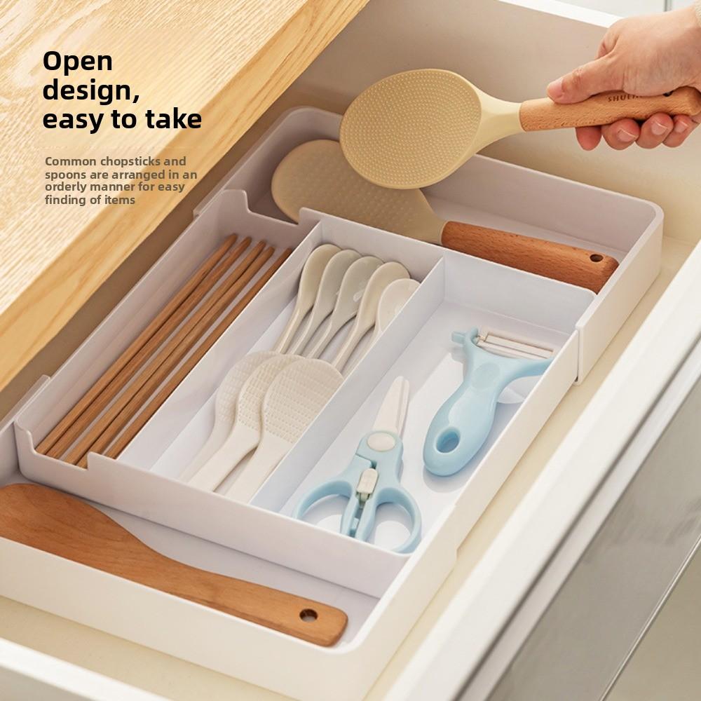 Scalable Stationery Container Retractable Hidden Drawer Cabinet Storage Drawer  Utensil