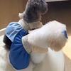 Lace Pet Clothes Breathable Dog Vest Fashion Pet Lace Denim Dress  Kittens