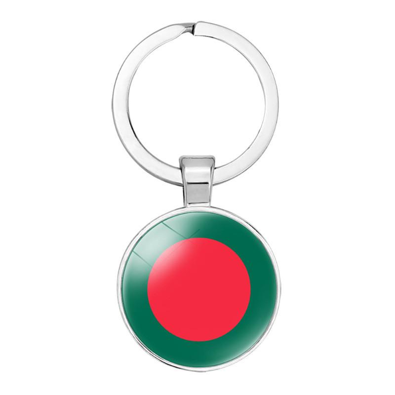 Decorative Keychain Showcasing Asian Country Flags Perfect For Birthdays And Parties