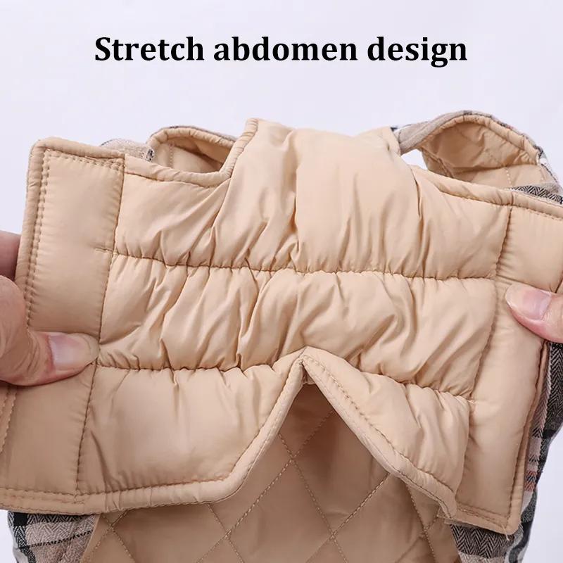 NONOR Winter Dog Jacket Waterproof Cozy Dog Clothes for Medium Large Dogs Warm Dog Coat French Bulldog Labrador Costume