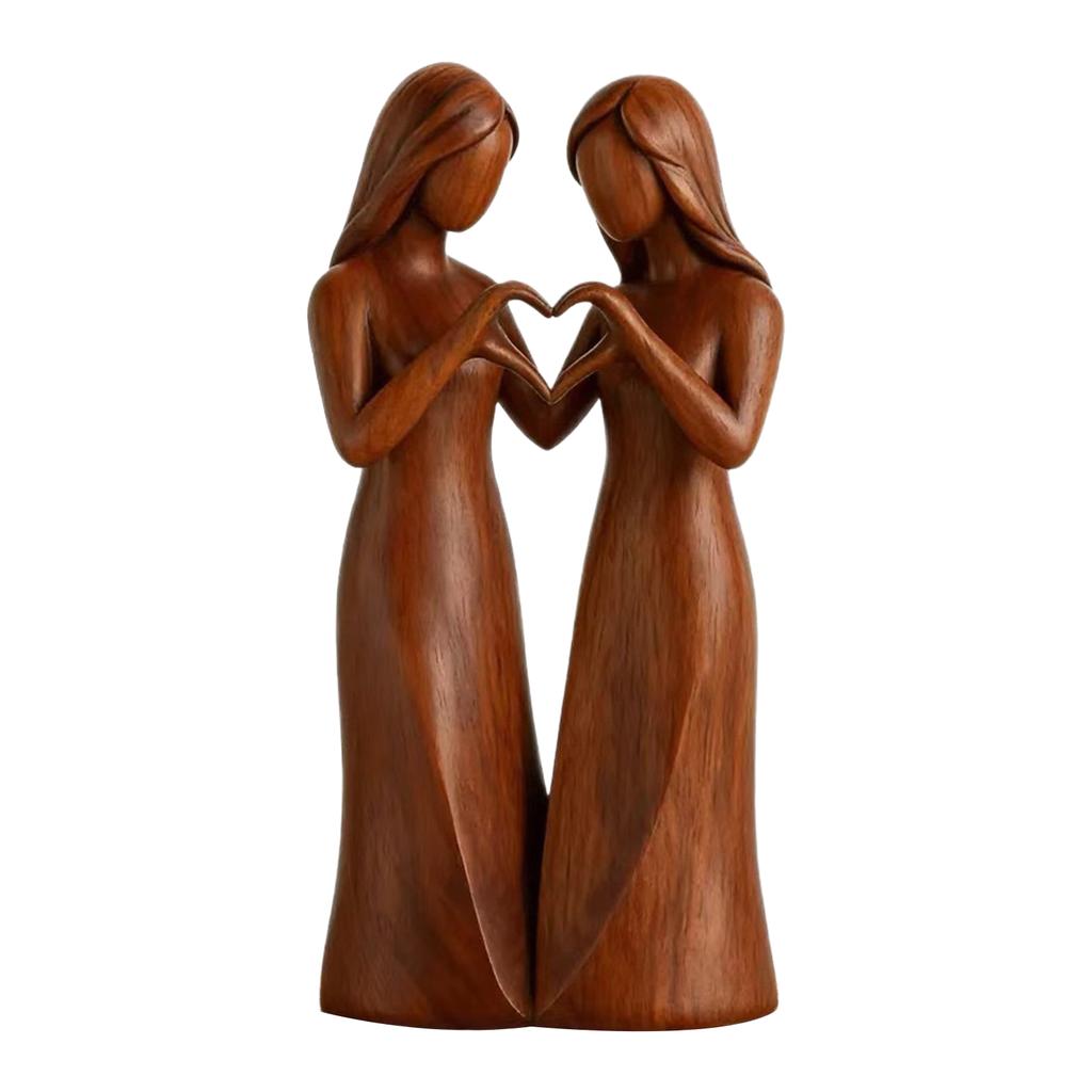 Friendship And Sister Celebrations Sculpture Resin Craft Ornament Statue for Home Decor
