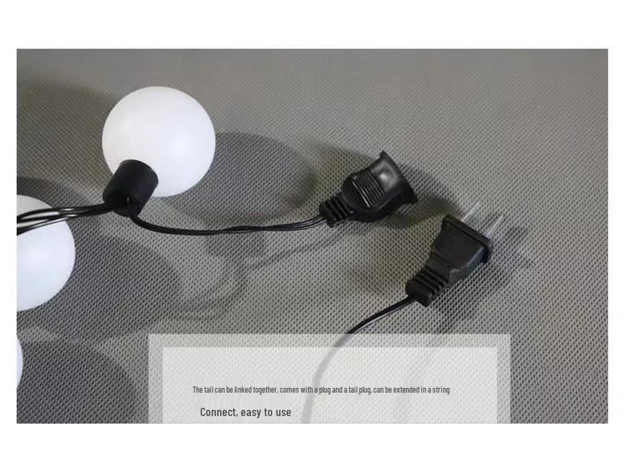 LED Ping Pong String Lights - Multi-Purpose Decorative Lights for Weddings, Festivals, Outdoor Camping, and Party Backgrounds