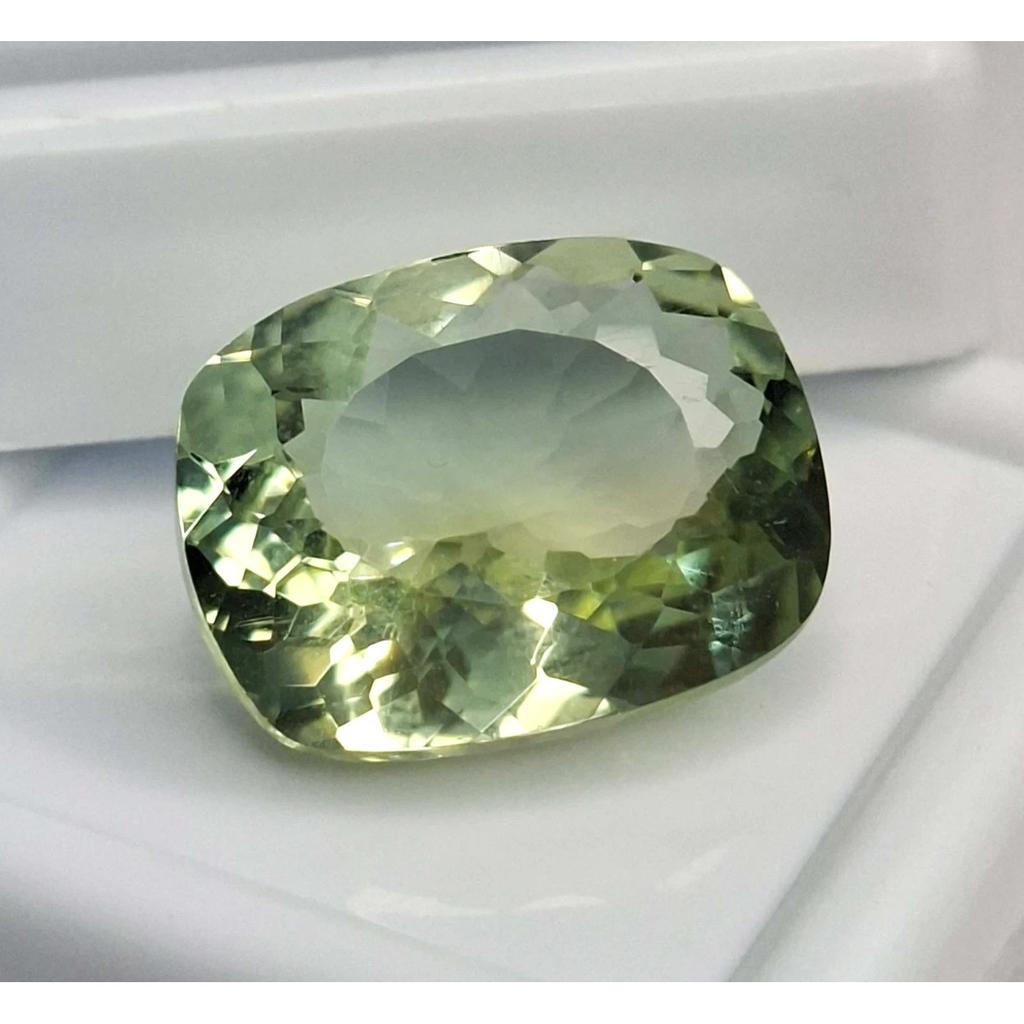 Beautiful Bi-Color Tourmaline Natural Cushion Cut 9-11 Ct Certified Gemstone