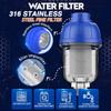 Universal Stainless Purifier Filter For Water Heater Shower Head Washing Machine Tap Scale Strainer Kitchen Bathroom Accessories