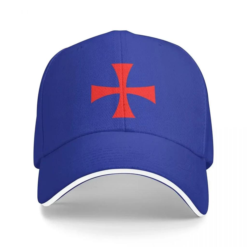 Tempelrittersymbol Jesus Gott Kreuz Mehrfarbige Mütze Schirmmütze Damenmütze Personalisierter Schirm Radsportmützen