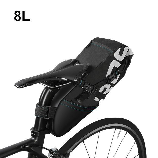 Roswheel Mtb Bike Bag Cycling Bicycle Saddle Tail Rear Seat Waterproof Storage Bags Accessories High-capacity 8l 10l