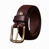 Personality Trend Retro Old Concave Washed First Layer Cowhide Leather Belt Men'S Versatile Casual Jeans Belt