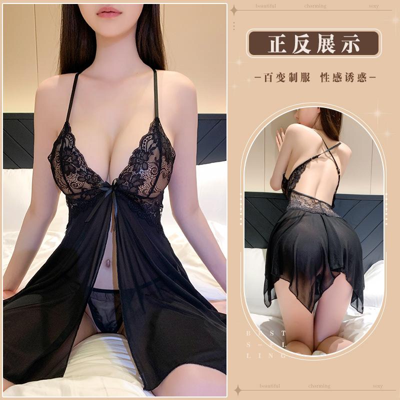 

Сексуальное белье сексуальная горячая ночная рубашка страсть кружево соблазнение удобный бесплатный флирт пижама one size fits all