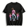 Queen Princess Matching Pink Tees Mommy and Me Family Outfits Pure Cotton T-shirt