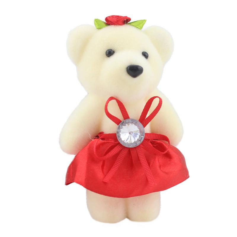 Cartoon Bouquet Doll Gift Bag - Ice Cream Foam Bear