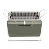 Portable Folding Outdoor Barbecue Grill & Utensils Set