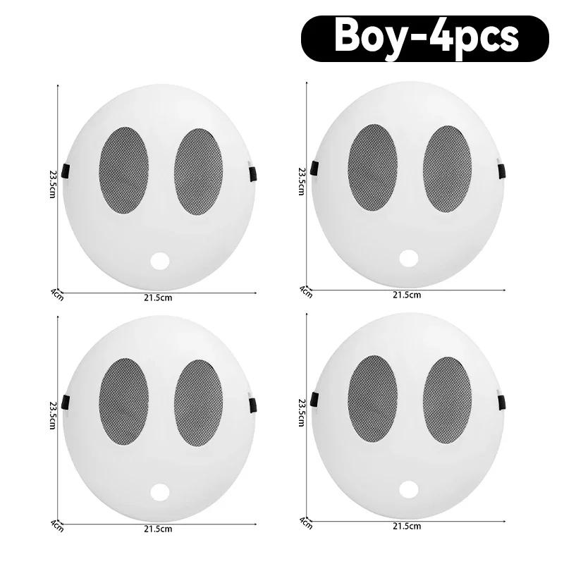 4/1 stücke Game Bros Shy Guy Maske Halloween Party Cosplay Kostüm Unisex Kinder Jungen Mädchen Erwachsene Volle Gesicht Masken Zubehör Requisiten