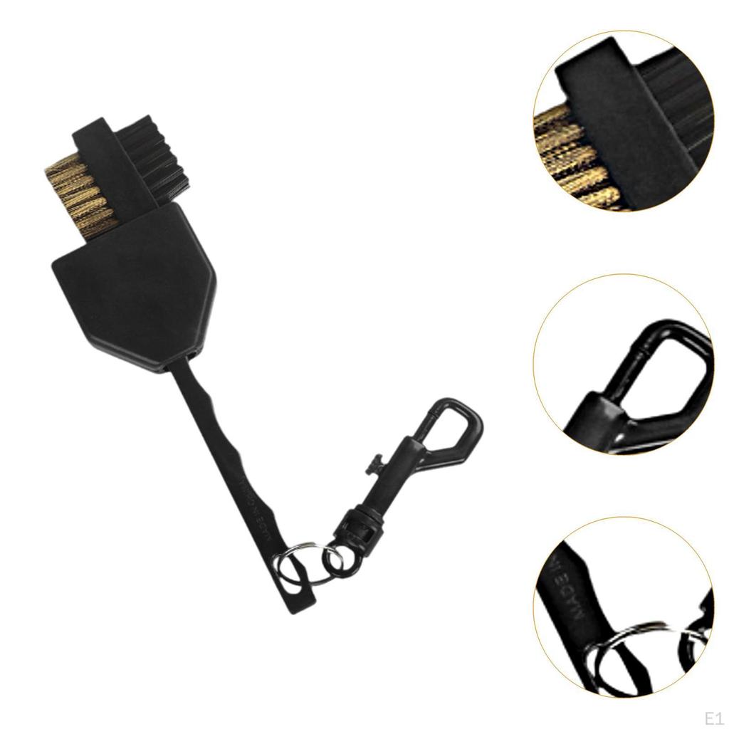 Szczotka do kijów golfowych Akcesoria Ergonomiczny uchwyt Wielofunkcyjny środek czyszczący Narzędzie do czyszczenia rowków