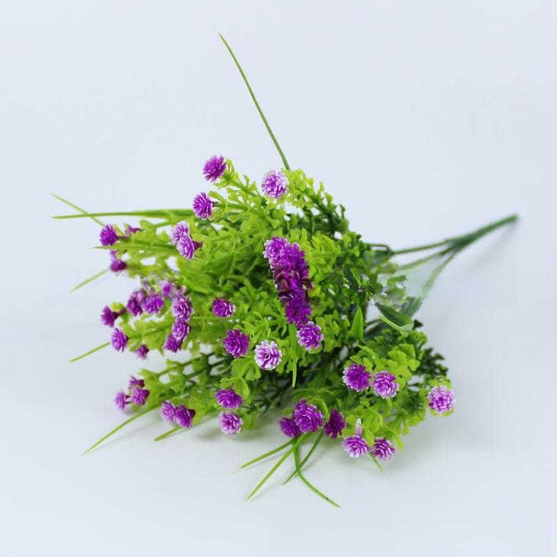 Grass Artificial Spring Gypsophila Paniculata For Patio Garden Decorations Wall