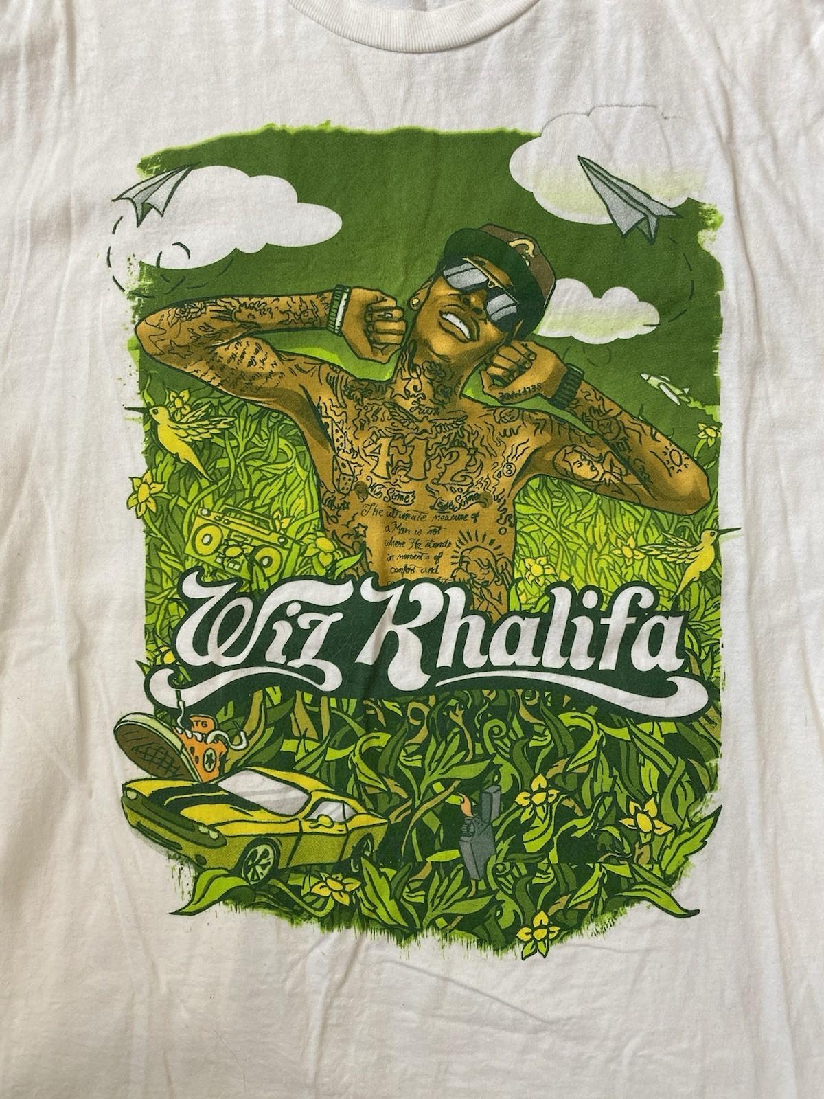 Vintage Wiz Khalifa Merch T Shirt Adult Unisex S to 5XL NI298 FREE SHIPPING Unisex T-Shirt S