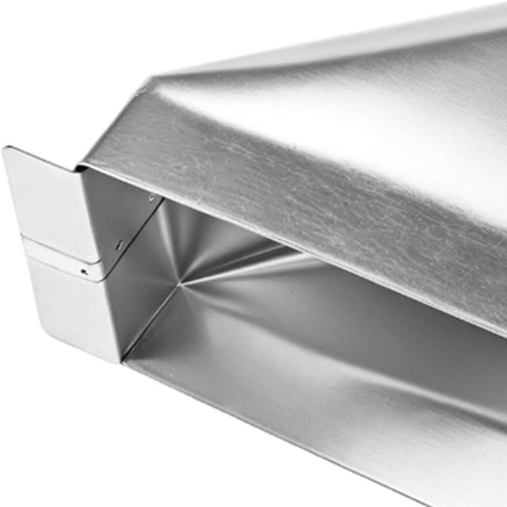 Easy Installation Duct Transition Silver Exhaust Duct Fitting Exhaust Ventilation