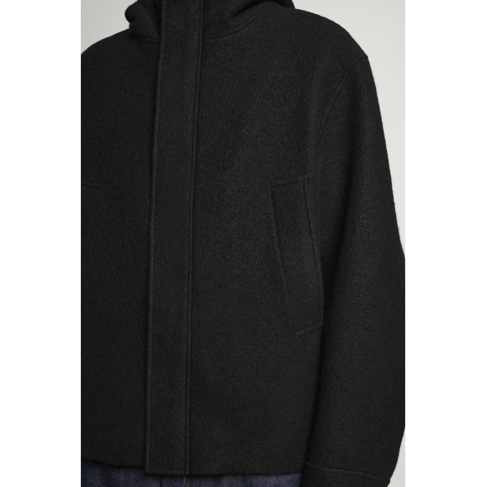COS Japan Funnel Neck Wool Hooded Jacket