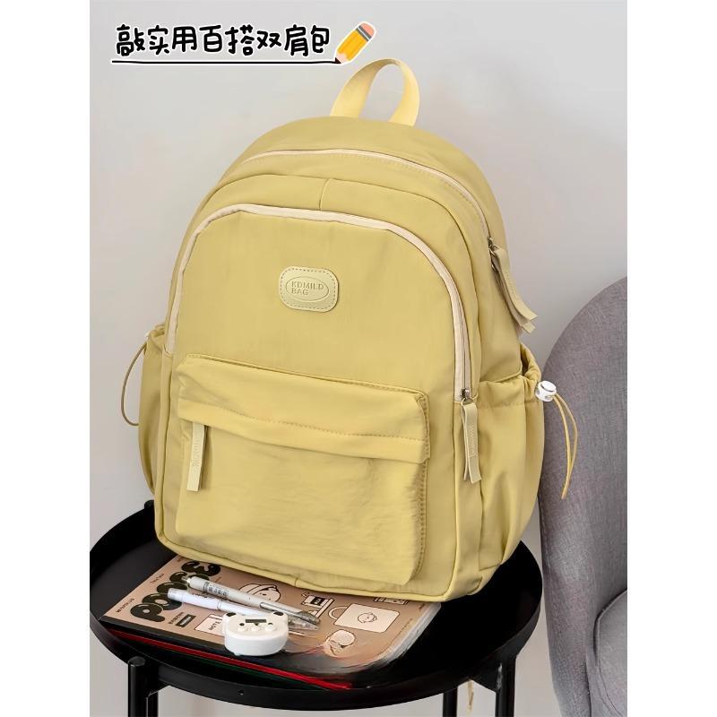 Schoolbag Female Japanese Casual ins Wind Light Commuter Travel Backpack College Student High School Student Versatile Backpack