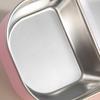 2 Compartment Stainless Steel Lunch Box Cartoon Storage Box with Lid Insulated Lunch Box  Picnic