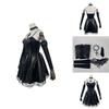 Stylish Misa Amane Death Note Anime Cosplay Black Dress For Halloween And Parties