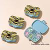 Mini 6 Grid Diamond Painting Pill Case Classification Storage Moisture-proof Pill Dispenser Portable Drug Storage Box