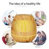 500ml Wood Grain Aromatherapy Diffuser & USB Humidifier - Large Capacity, Retro Design