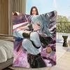 Wuthering Waves Zani Game Blanket Blanket for Couch Sofa Travel Home Hiking Picni Bed Beding Flannel Blanket birthday gift
