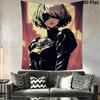 NieR: Automata 2B Pattern Home Decor Tapestry, Wall Hanging, Decorative RV Wall Cloth.MGT0918508