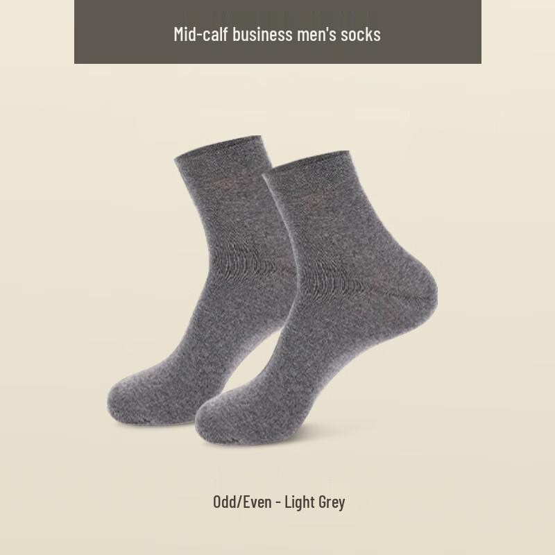 LangSha Breathable Anti-Odor Mid-Calf Business Socks