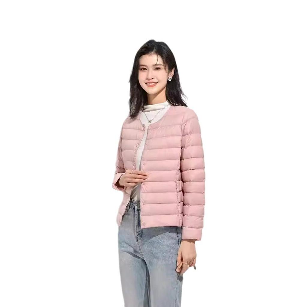Women's Lightweight Soft Down Jacket - Warm, Fashionable Short Casual Outerwear for Autumn/Winter