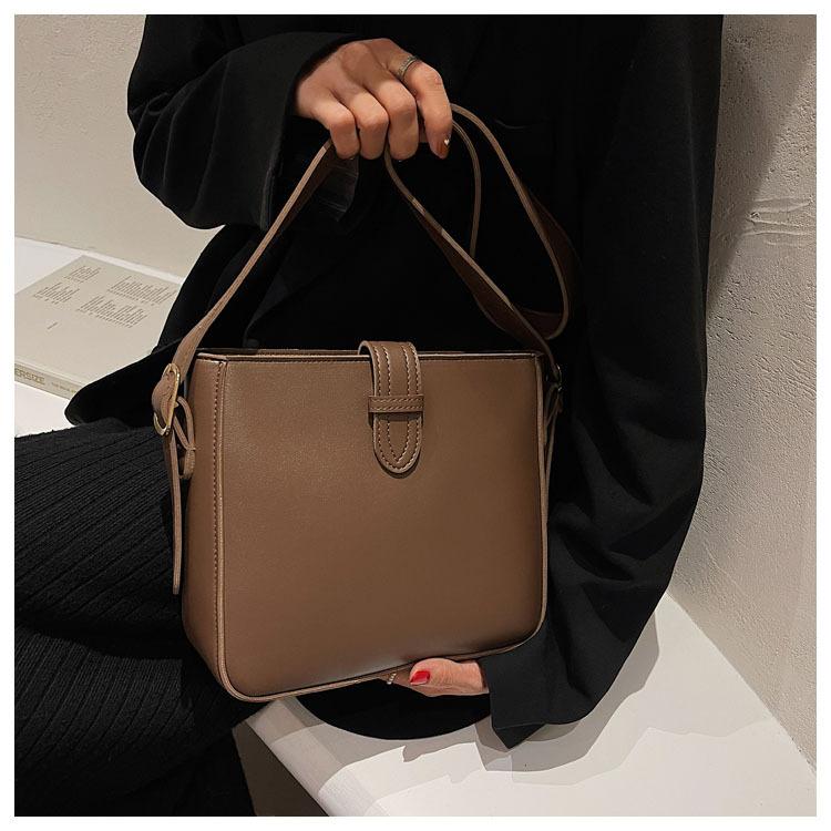 PU Leather Women's Tote Bag Shoulder Bags New Fashion Ladies Bucket Handbag Crossbody Bag