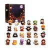 Halloween Countdown Calendar with or Design, 2D Flat for Kids and Adults, Holiday Decoration for Halloween Party