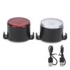 Bike Light Set Front Headlight Back Taillight 6 Modes USB Rechargeable Warning Bicycle Lights
