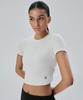 City Breeze Active Active Airy Short Sleeve T-Shirt_Ivory