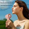 High-Speed USB Rechargeable Portable Mini Handheld Fan with 100-Speed Turbine Power for Strong Wind