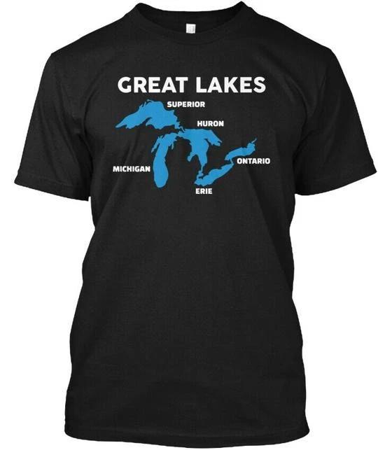 The Great Lakes S Funny Design For T-Shirt 4XL