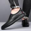 Fashion 2025 Leather Men Casual Shoes High Quality Mens Loafers Handmade Moccasins Breathable Male Walking Shoes Comfort Travel Flats