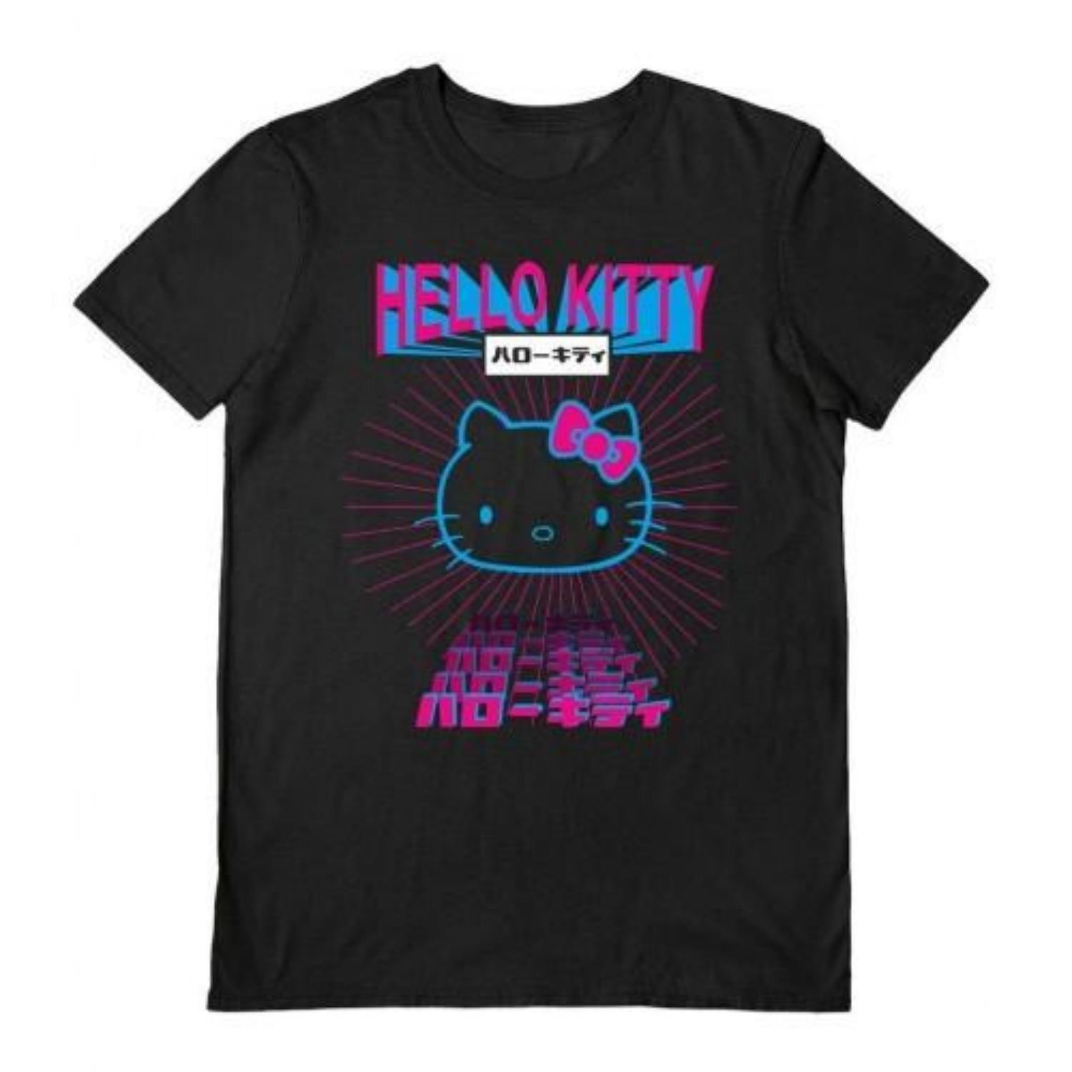 Hello Kitty Unisex Adult Sanrio Tokyo T-Shirt S чёрный