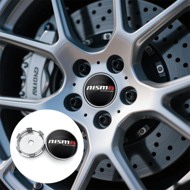 4pcs 6cm Car Wheel Center Hub Cap Badge Logo Sticker For Nismo Nissans Tiida Teana Skyline Juke X-trail Almera Qashqai Goods